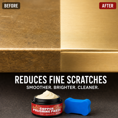 Copper Brass Polish Paste With Sponge