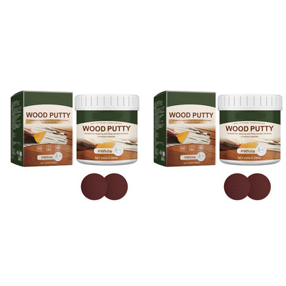 Wood Repair Filler Putty Fills Cracks & Chips, Smooths Surfaces, Blends With Dark Wood