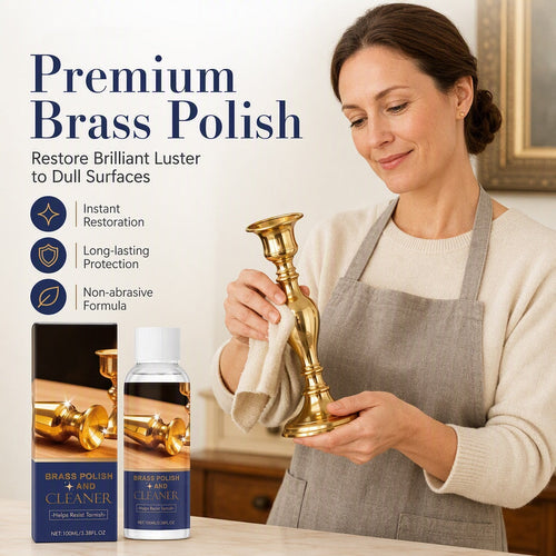 Tarnished Brass Fix It Fast Polish & Cleaner Removes Oxidation, Restores Shine, Gentle On Surfaces Easy Application