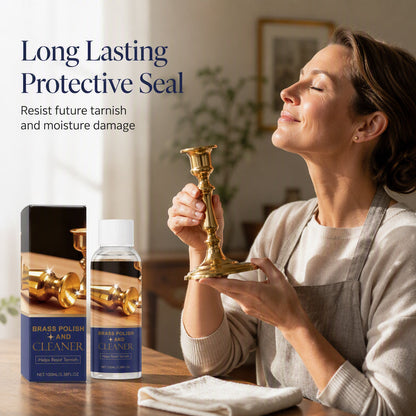 Tarnished Brass Fix It Fast Polish & Cleaner Removes Oxidation, Restores Shine, Gentle On Surfaces Easy Application