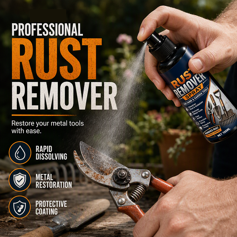 Rust Remover Spray For Metal Helps Dissolve Rust, 100Ml, For Iron & Steel