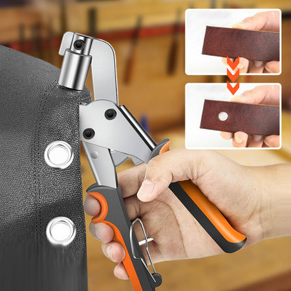 Eyelet Pliers For Tarpaulins Complete Grommet Punch Kit
