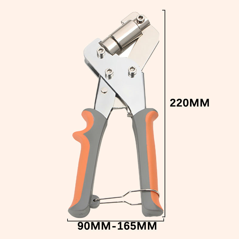 Eyelet Pliers For Tarpaulins Complete Grommet Punch Kit