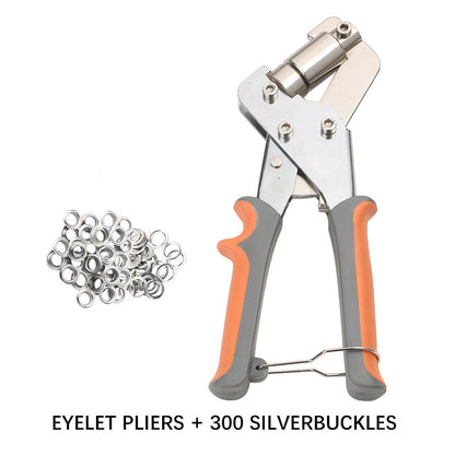 Eyelet Pliers For Tarpaulins Complete Grommet Punch Kit