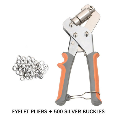 Eyelet Pliers For Tarpaulins Complete Grommet Punch Kit